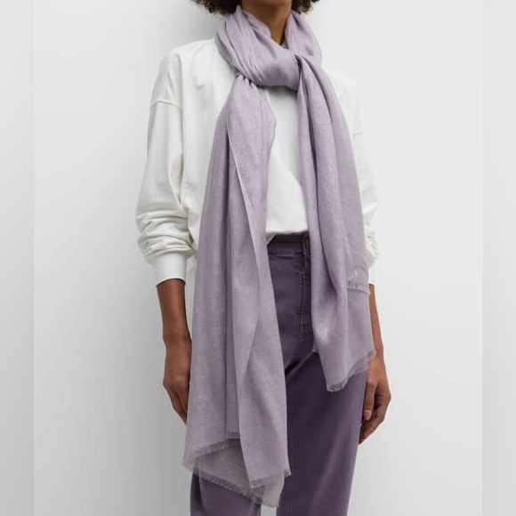 BRUNELLO CUCINELLI
Metallic Cashmere Blend Scarf - Picture 2 of 7